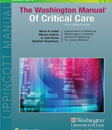 the washington manual of critical care  3rd edition